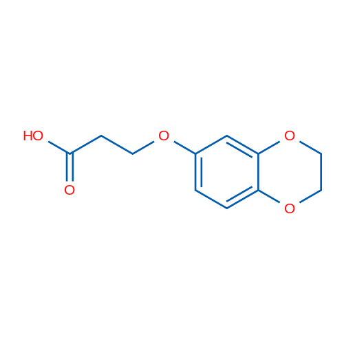 3-((2,3-Dihydrobenzo[b][1,4]dioxin-6-yl)oxy)propanoic acid 5g