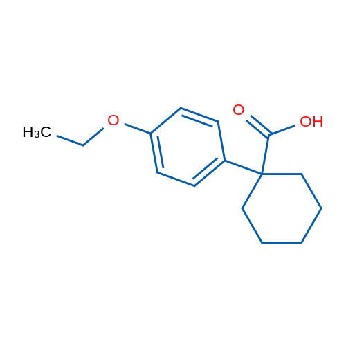 1-(4-Ethoxyphenyl)cyclohexanecarboxylic acid 250mg