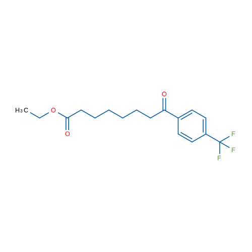 Ethyl 8-oxo-8-(4-trifluoromethylphenyl)octanoate 1g