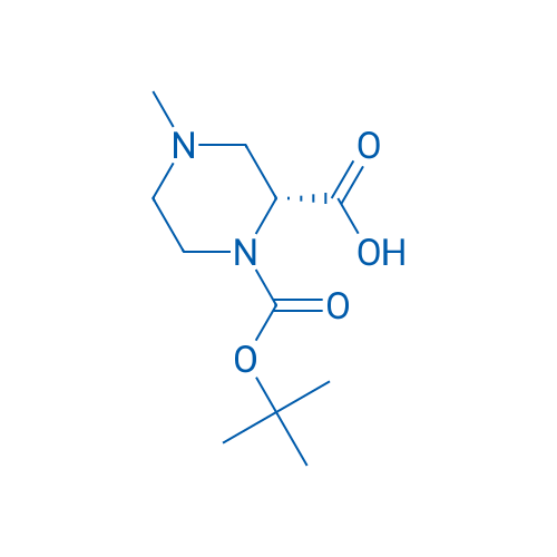 (R)-1-(tert-Butoxycarbonyl)-4-methylpiperazine-2-carboxylic acid 250mg