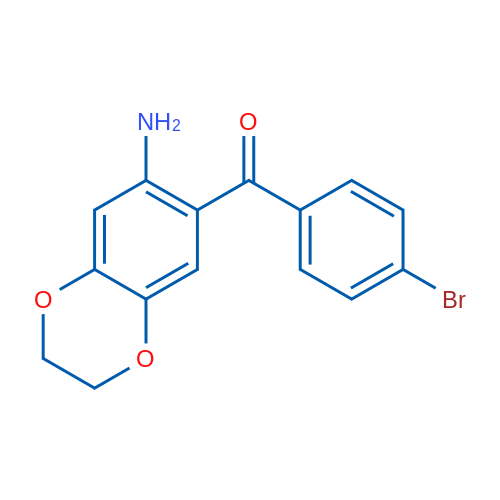 (7-Amino-2,3-dihydrobenzo[b][1,4]dioxin-6-yl)(4-bromophenyl)methanone 1g