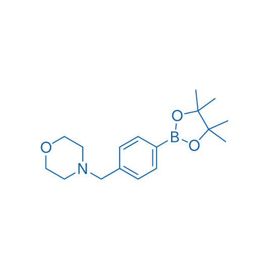 4-(4-(4,4,5,5-Tetramethyl-1,3,2-dioxaborolan-2-yl)benzyl)morpholine 1g