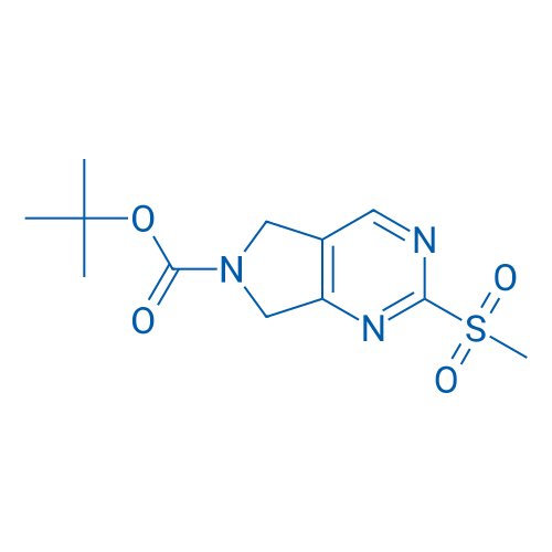 tert-Butyl 2-(methylsulfonyl)-5H-pyrrolo[3,4-d]pyrimidine-6(7H)-carboxylate 1g