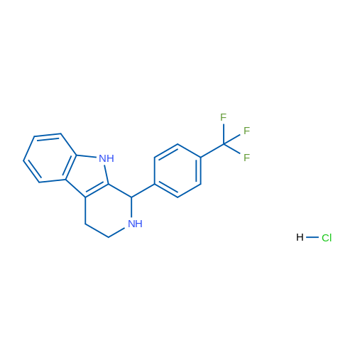 1-(4-(Trifluoromethyl)phenyl)-2,3,4,9-tetrahydro-1H-pyrido[3,4-b]indole hydrochloride 5g