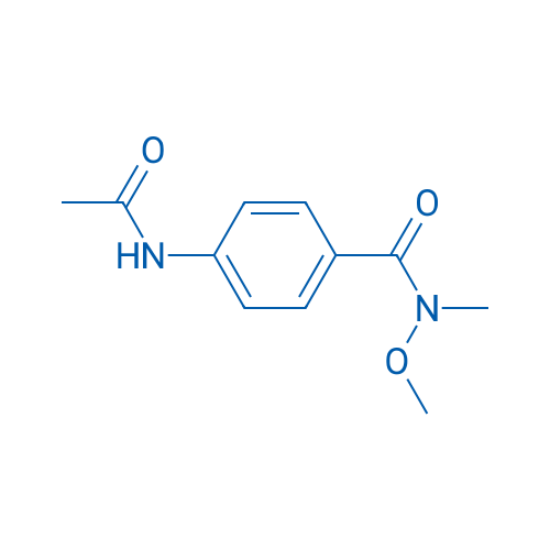 4-Acetamido-N-methoxy-N-methylbenzamide 10g