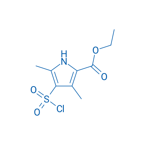 Ethyl 4-(chlorosulfonyl)-3,5-dimethyl-1H-pyrrole-2-carboxylate 1g