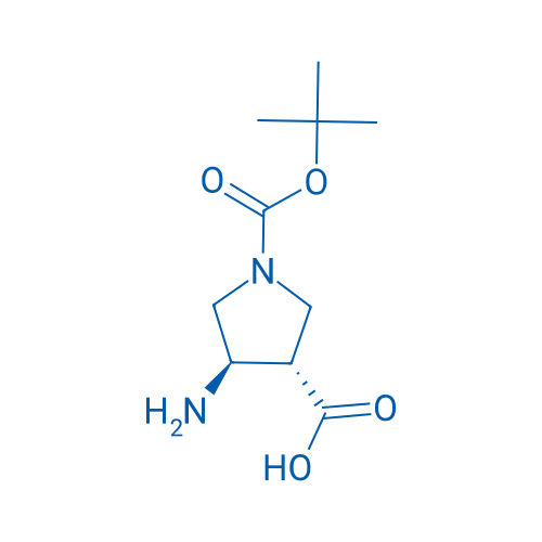 trans-4-Amino-1-Boc-pyrrolidine-3-carboxylic acid 250mg