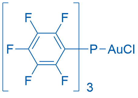 Chloro[tris(2,3,4,5,6-pentafluorophenyl)phoshine]gold(I) 250mg