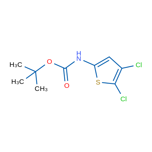 tert-Butyl (4,5-dichlorothiophen-2-yl)carbamate 1g
