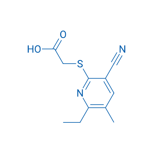 2-[(3-Cyano-6-ethyl-5-methylpyridin-2-yl)sulfanyl]acetic acid 1g