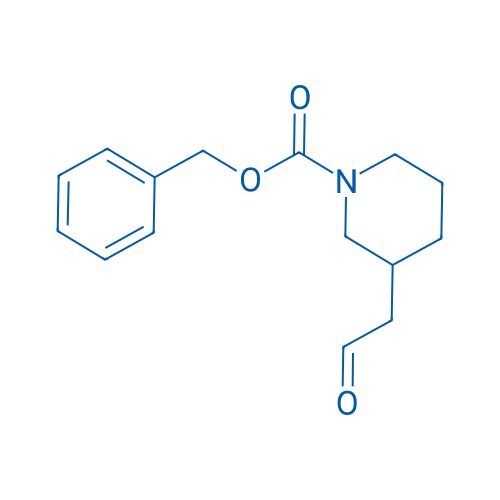Benzyl 3-(2-oxoethyl)piperidine-1-carboxylate 250mg