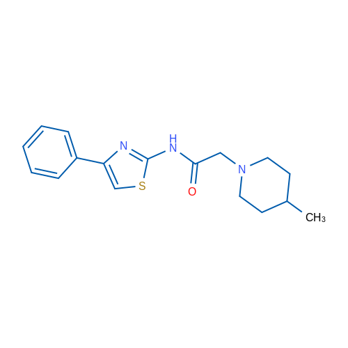 2-(4-Methylpiperidin-1-yl)-N-(4-phenylthiazol-2-yl)acetamide 1g