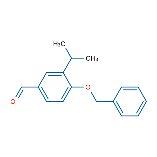 4-(Benzyloxy)-3-isopropylbenzaldehyde 250mg