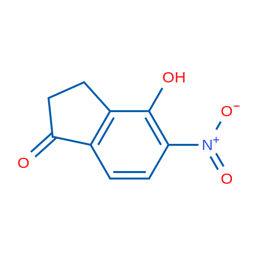4-Hydroxy-5-nitro-2,3-dihydro-1H-inden-1-one 1g