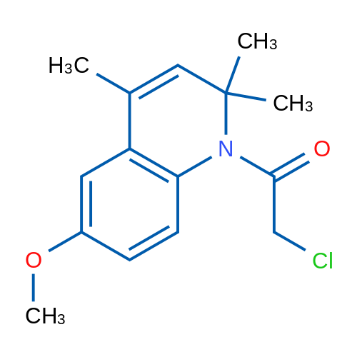 2-Chloro-1-(6-methoxy-2,2,4-trimethylquinolin-1(2H)-yl)ethanone 1g