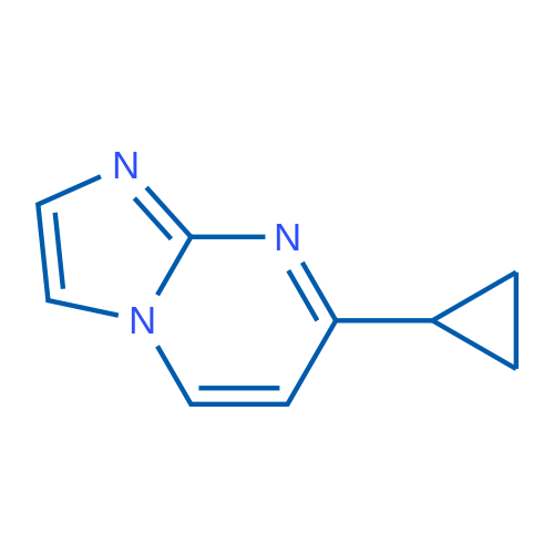 7-Cyclopropylimidazo[1,2-a]pyrimidine 1g
