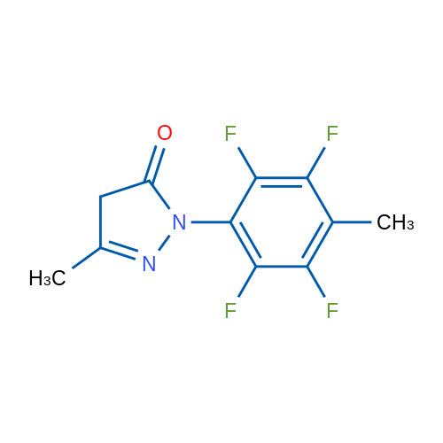 3-Methyl-1-(2,3,5,6-tetrafluoro-4-methylphenyl)-4,5-dihydro-1H-pyrazol-5-one 1g