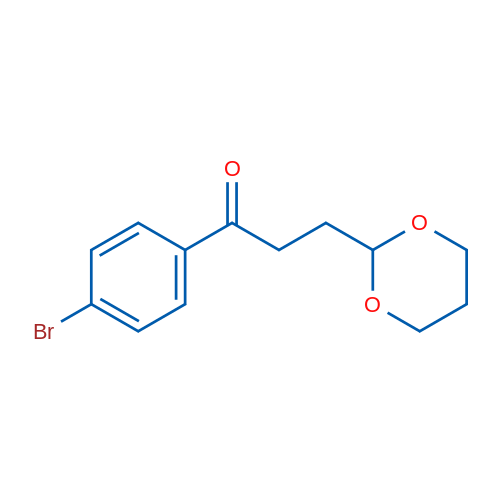 4'-Bromo-3-(1,3-dioxan-2-yl)propiophenone 1g