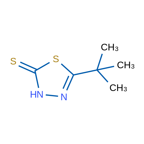 5-(tert-Butyl)-1,3,4-thiadiazole-2(3H)-thione 250mg