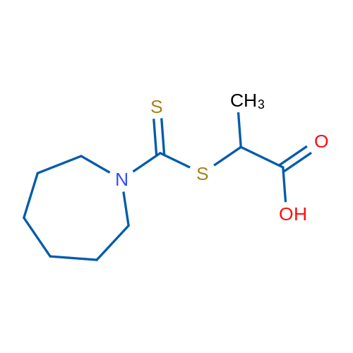 2-((Azepane-1-carbonothioyl)thio)propanoic acid 1g