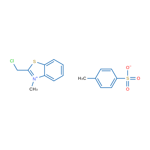 2-(Chloromethyl)-3-methylbenzo[d]thiazol-3-ium 4-methylbenzenesulfonate 1g