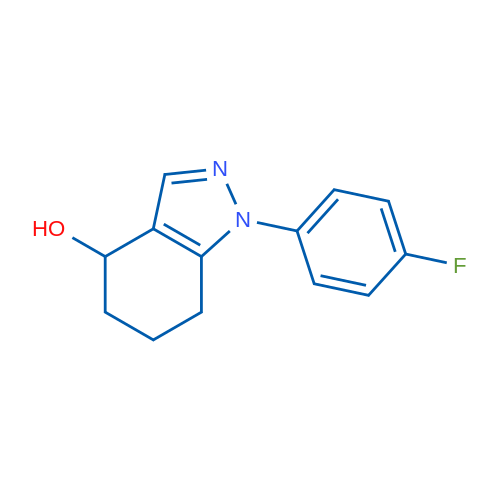 1-(4-Fluorophenyl)-4,5,6,7-tetrahydro-1H-indazol-4-ol 1g