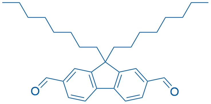 9,9-Di-n-octylfluorene-2,7-dicarboxaldehyde 1g