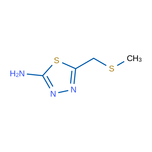 5-[(Methylsulfanyl)methyl]-1,3,4-thiadiazol-2-ylamine 1g