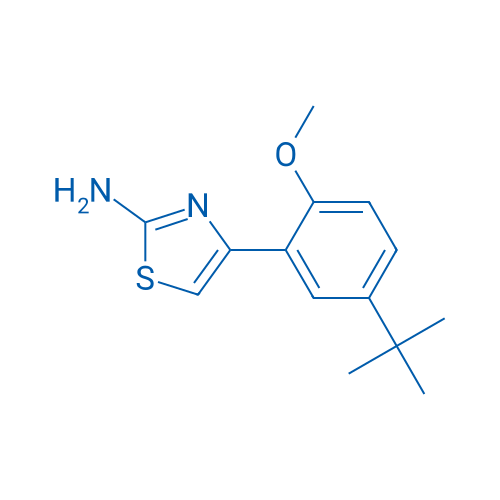 4-(5-(tert-Butyl)-2-methoxyphenyl)thiazol-2-amine 1g