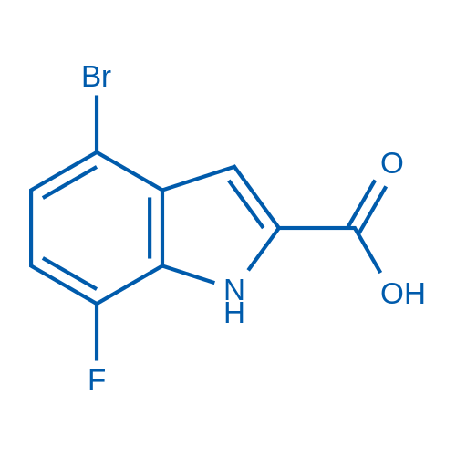 4-Bromo-7-fluoro-1H-indole-2-carboxylic acid 50mg