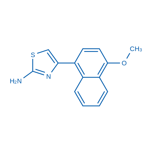 4-(4-Methoxynaphthalen-1-yl)-1,3-thiazol-2-amine 50mg