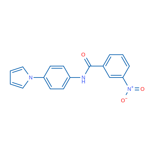 3-Nitro-N-[4-(1H-pyrrol-1-yl)phenyl]benzamide 1g