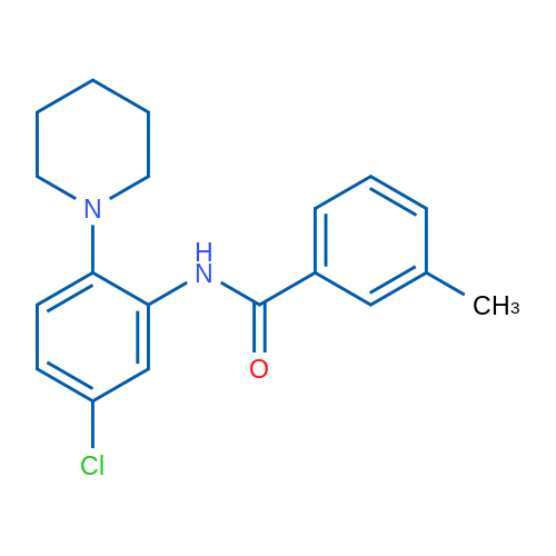 N-[5-Chloro-2-(piperidin-1-yl)phenyl]-3-methylbenzamide 1g