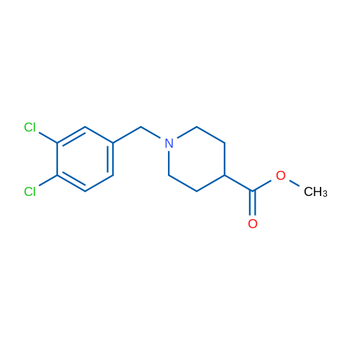 Methyl 1-(3,4-dichlorobenzyl)piperidine-4-carboxylate 1g