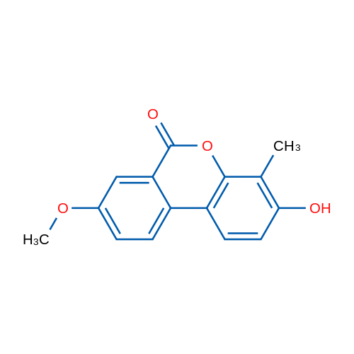 3-Hydroxy-8-methoxy-4-methyl-6H-benzo[c]chromen-6-one 1g