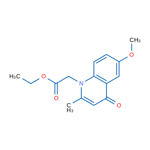 Ethyl 2-(6-methoxy-2-methyl-4-oxoquinolin-1(4H)-yl)acetate 1g