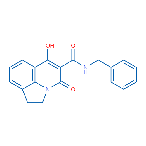 N-Benzyl-9-hydroxy-11-oxo-1-azatricyclo[6.3.1.0^{4,12}]dodeca-4,6,8(12),9-tetraene-10-carboxamide 1g