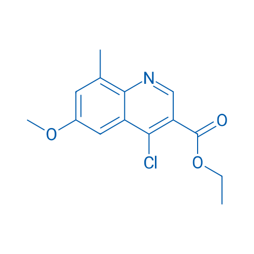 ethyl 4-chloro-6-methoxy-8-methylquinoline-3-carboxylate 100mg