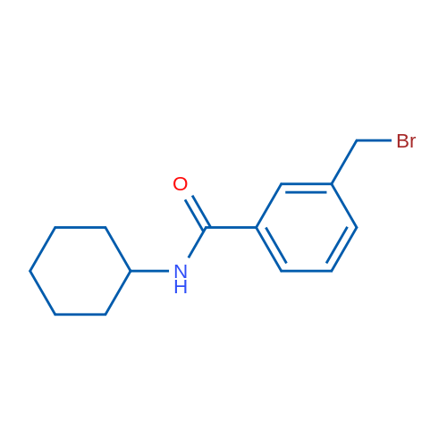 3-(Bromomethyl)-N-cyclohexylbenzamide 1g