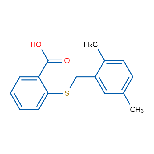 2-{[(2,5-dimethylphenyl)methyl]sulfanyl}benzoic acid 1g