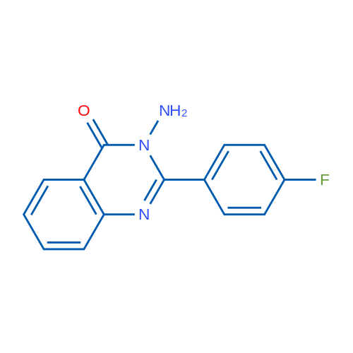 3-Amino-2-(4-fluorophenyl)quinazolin-4(3H)-one 1g