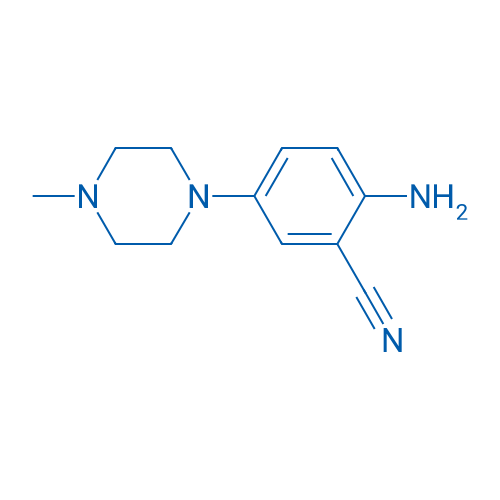 2-Amino-5-(4-methylpiperazin-1-yl)benzonitrile 1g