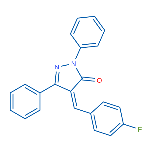 (4Z)-4-[(4-Fluorophenyl)methylidene]-1,3-diphenyl-4,5-dihydro-1H-pyrazol-5-one 1g
