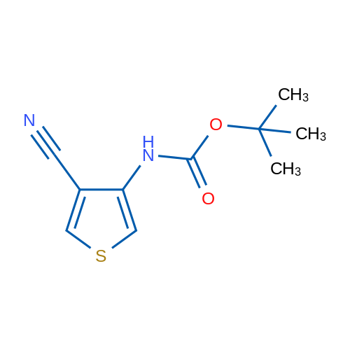 tert-Butyl (4-cyanothiophen-3-yl)carbamate 1g