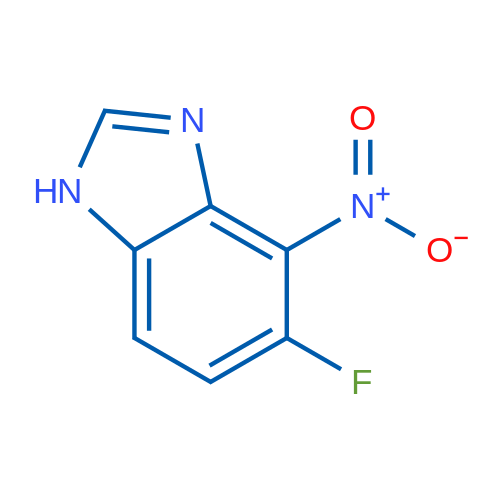 5-Fluoro-4-nitro-1H-benzo[d]imidazole 1g