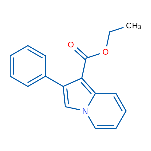 Ethyl 2-phenylindolizine-1-carboxylate 1g
