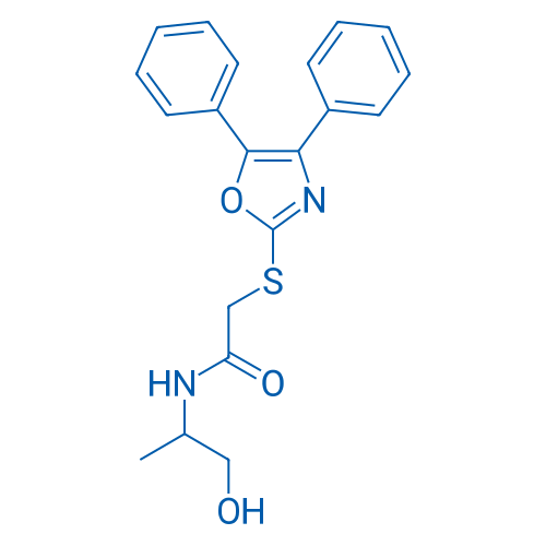 2-((4,5-Diphenyloxazol-2-yl)thio)-N-(1-hydroxypropan-2-yl)acetamide 1g