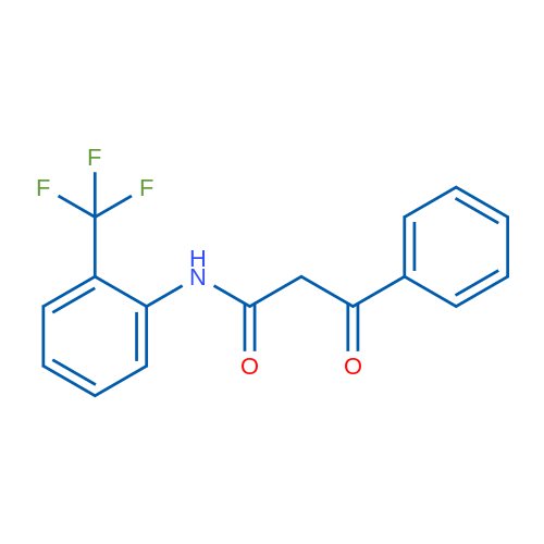 3-Oxo-3-phenyl-N-(2-(trifluoromethyl)phenyl)propanamide 1g