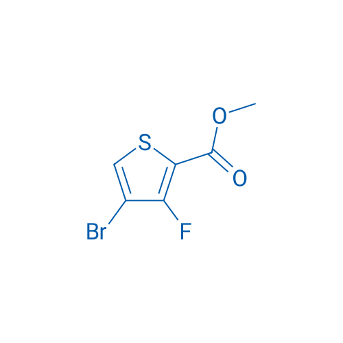 Methyl 4-bromo-3-fluorothiophene-2-carboxylate 250mg