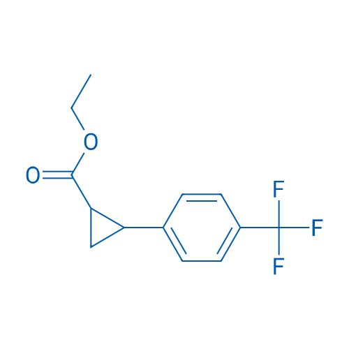 Ethyl 2-(4-(trifluoromethyl)phenyl)cyclopropane-1-carboxylate 250mg